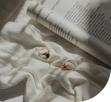 Celeste Ring Set - Stackable rings featuring star motifs